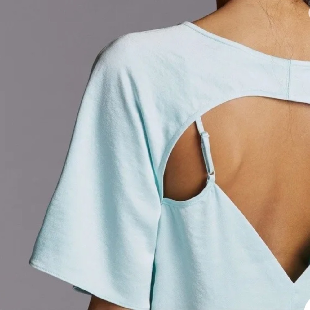 Daily Practice by Anthropologie Sleek Open Back Top - Picture 3 of 6